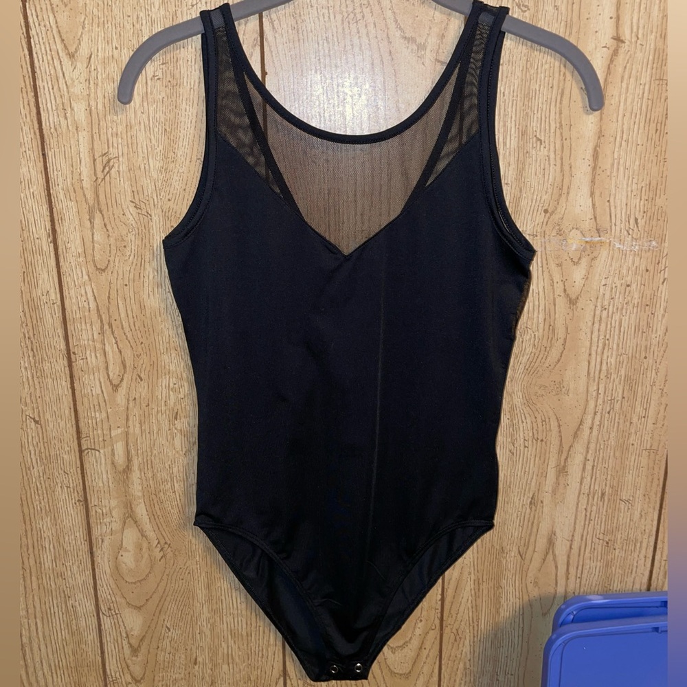 *NWOT*Kendall & Kylie Mesh Button Snap Bodysuit